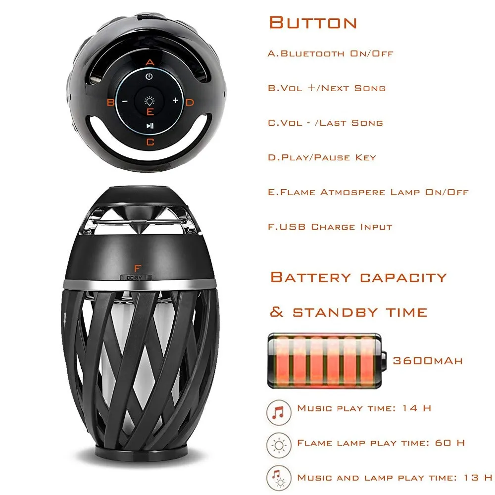 Flame Torch Atmosphere Speaker Bluetooth