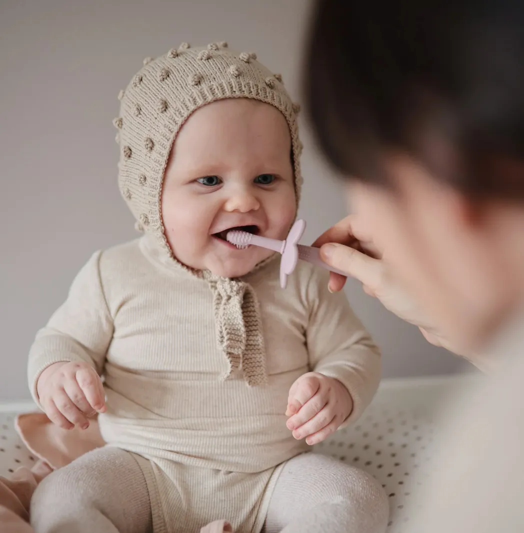 Flower Training Toothbrush (Blush)