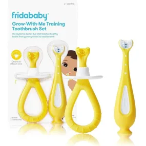 FridaBaby Grow-With-Me Training Toothbrush Set