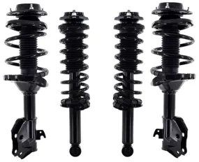 Front & Rear Complete Struts W/ Coil Spring Assembly For Subaru Forester XT 2017