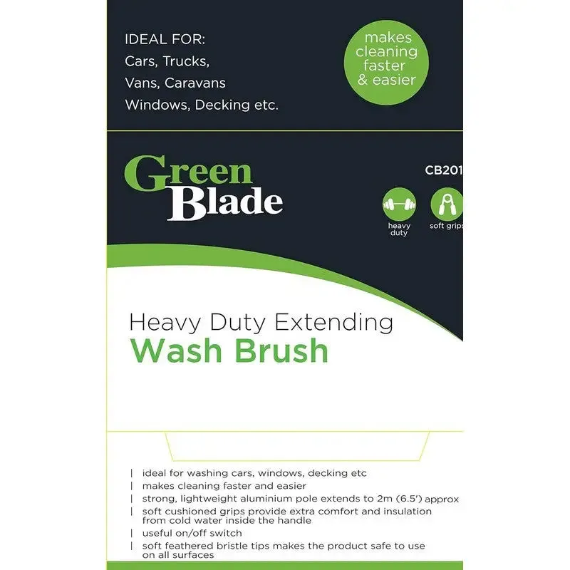 Green Blade Heavy Duty Extending Wash Brush