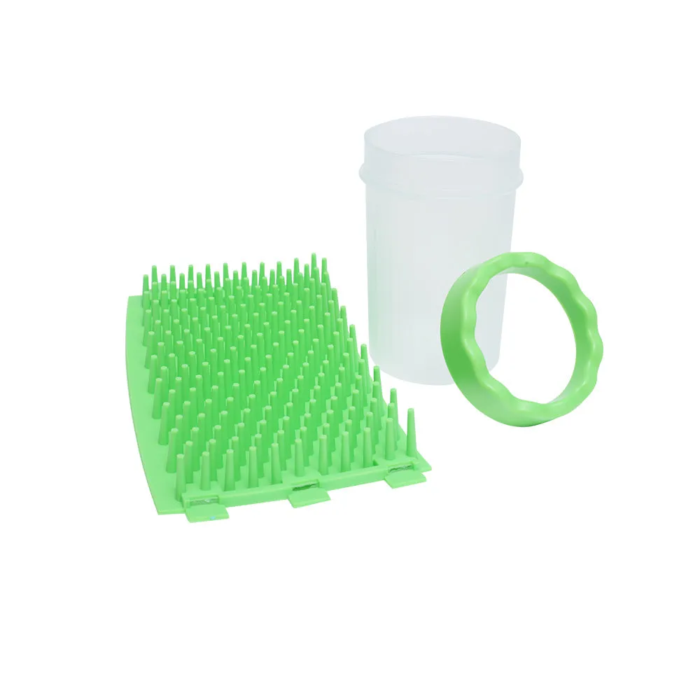 Green Pet Foot Cleaner Paw Washer Brush 9x11cm - Ondoing