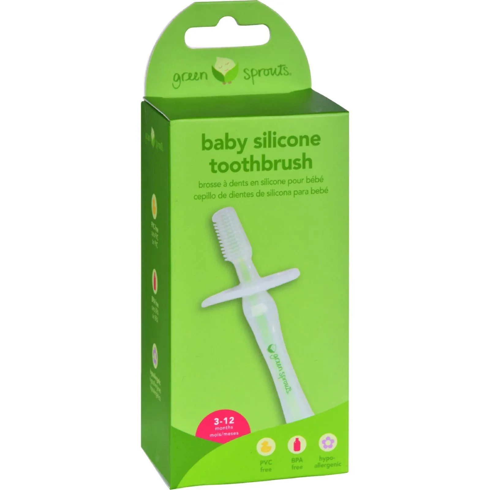 Green Sprouts Silicone Baby Toothbrush