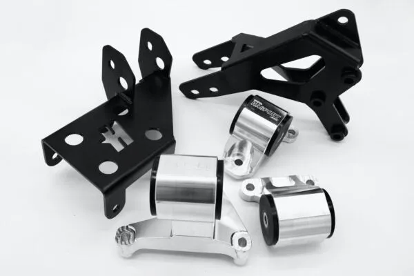 Hasport Engine Mount Kit with Rear Engine Bracket For F or H series Engine into 92-95 Civic/94-97 del sol/94-01 Integra Extreme (U88A) Urethane - EGH3-88A