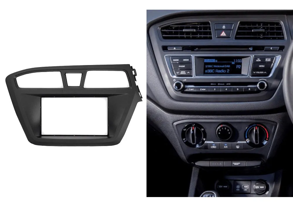 Hyundai i-20 2014-2018 Double Din Trimplate