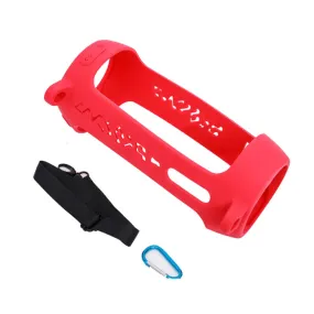 JBL Pulse 4 silicone case   shoulder strap - Red