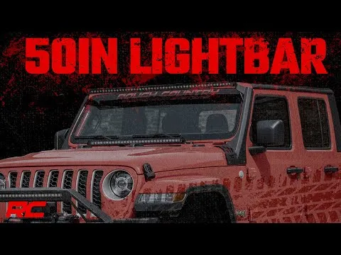 JEEP JL/JT 50IN LED UPPER WINDSHIELD MOUNT W/ 50IN DUAL ROW Spectrum SERIES