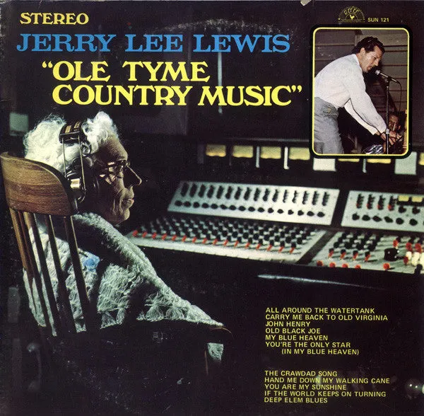 Jerry Lee Lewis - Ole Tyme Country Music (LP, Album) (VG )