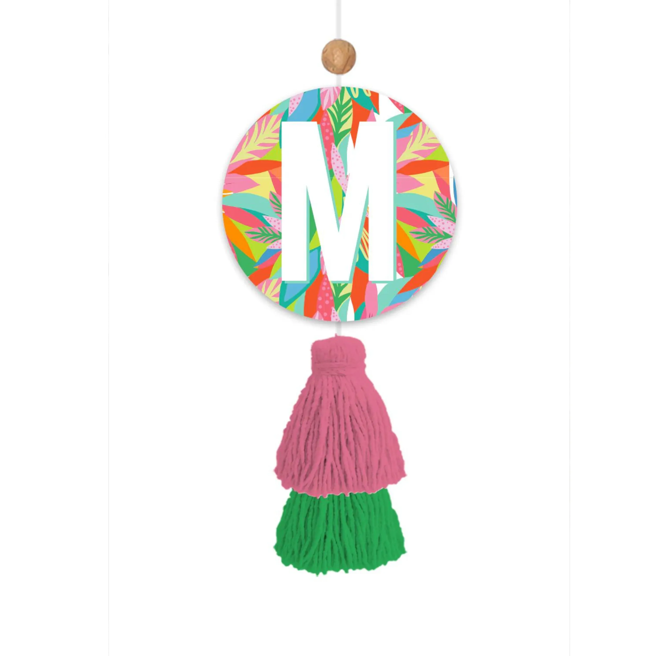 Mary Square Initial Air Freshener