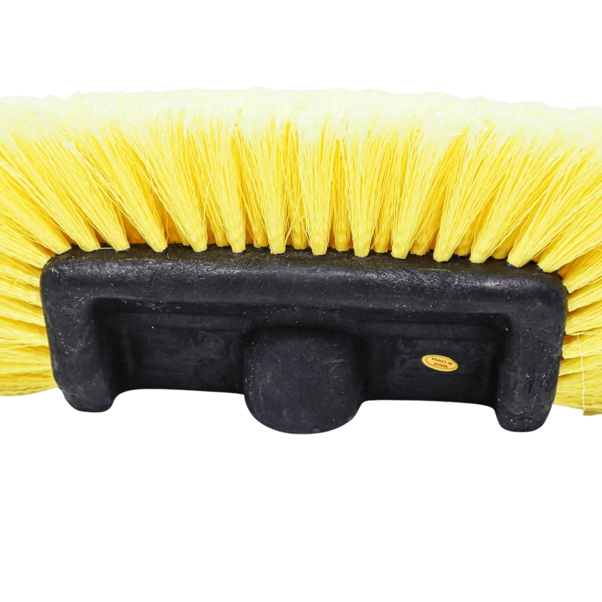 Medium-Soft 5 Corner Car Wash Brush Head (Yellow) [Case of 10]