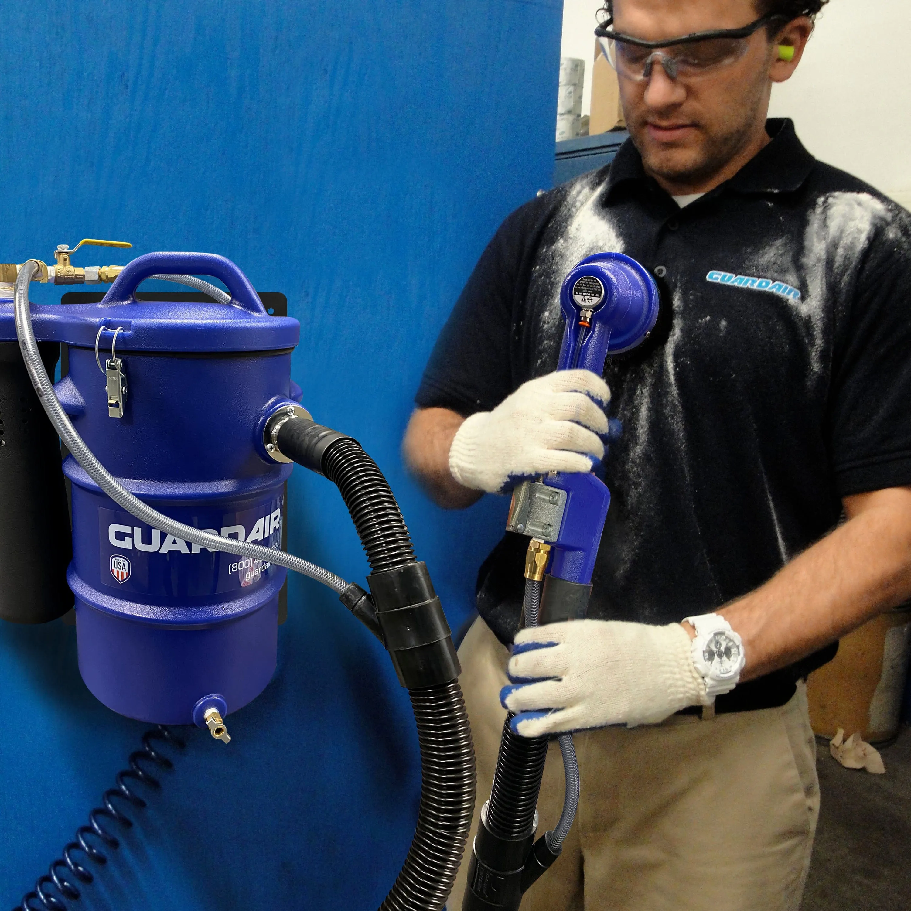 Personnel Cleaning Station 5.5 Gallon Vacuum