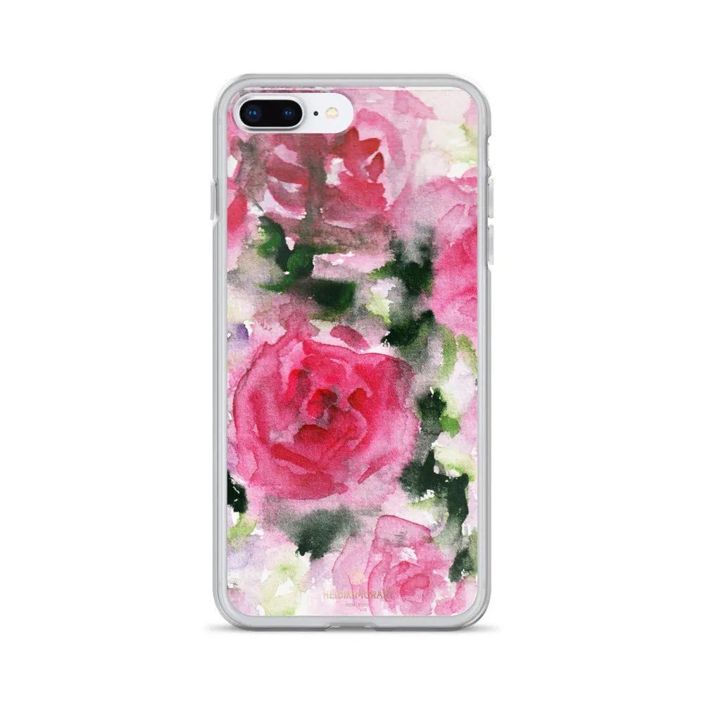 Pink Rose Floral iPhone Case, iPhone X | XS | XR | XS Max | 8 | 8  | 7| 7  Best Phone Case-Printed in USA/EU/MX