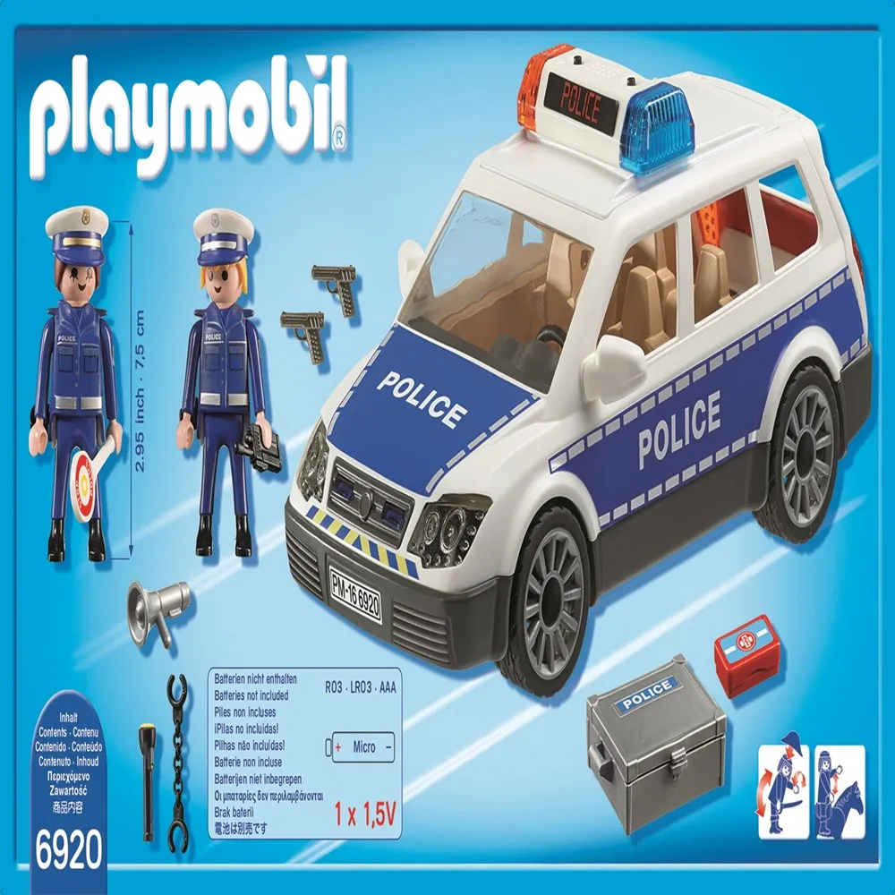 Playmobil Police Car w/Lights and Sounds 906920