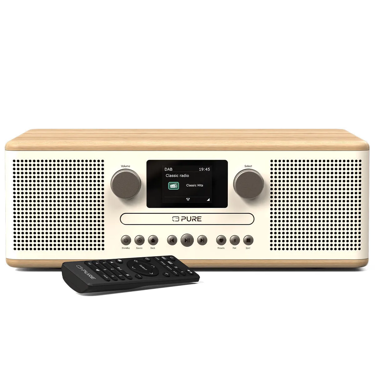 Pure Classic C-D6 CottonWhite stereo tafelradio