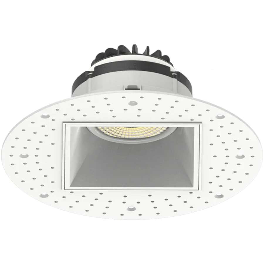 RAB GR3STL 9W LED 3" Square Trimless Gimbaled Downlight Selectable CCT