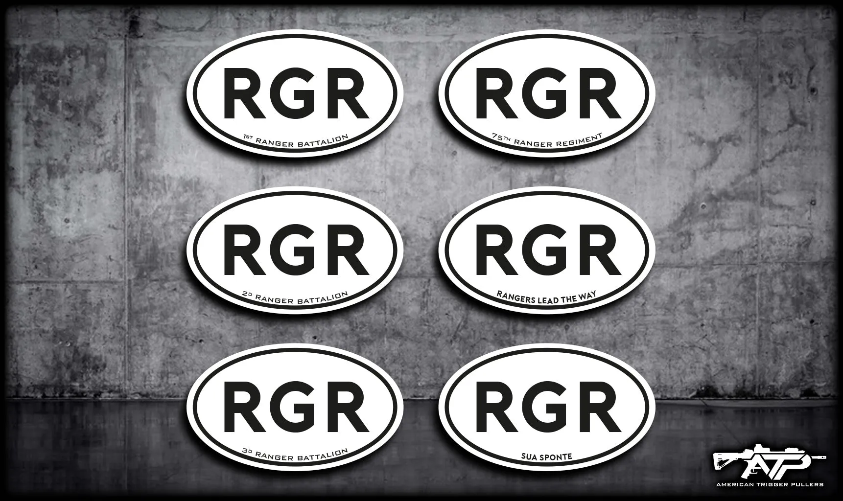 RGR Oval Sticker