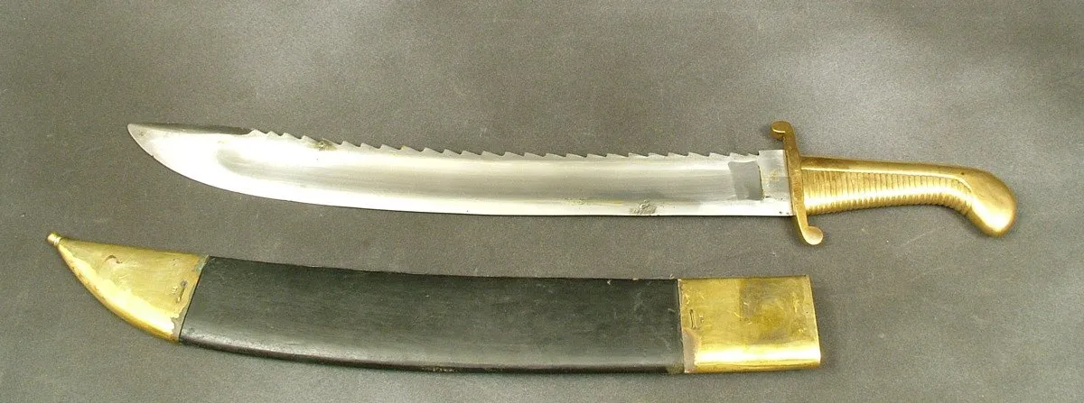 Russian Imperial M-1827 Sawback Falchion Pioneer Sword