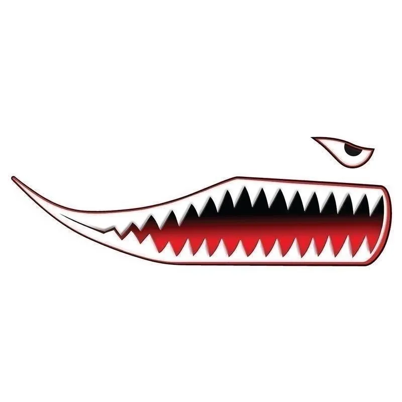 Side Car Shark Teeth Decal Parts fits Ural Motorcycle