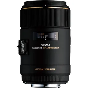 Sigma 105mm f/2.8 EX DG OS HSM Macro Lens for Nikon