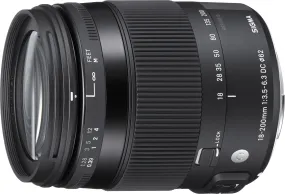 Sigma 18-200mm f/3.5-6.3 DC Macro OS HSM Contemporary Lens