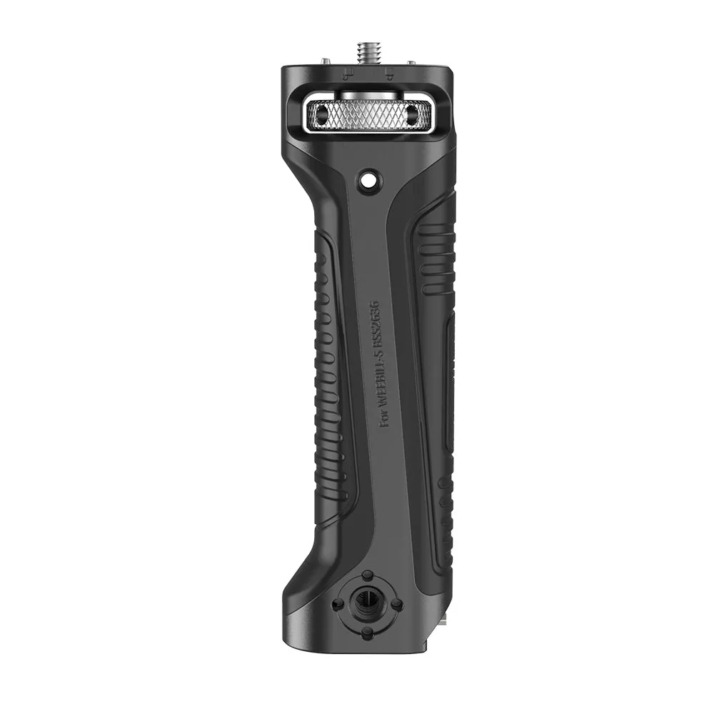 SmallRig Gimbal Handle Grip with 1/4"-20 Screw and 2 Locating Pins, 1/4"-20 and 3/8"-16 Threads, Cold Shoe Mount & Carry Strap Slot for Zhiyun-Tech WEEBILL-S Stabilizer BSS2636C