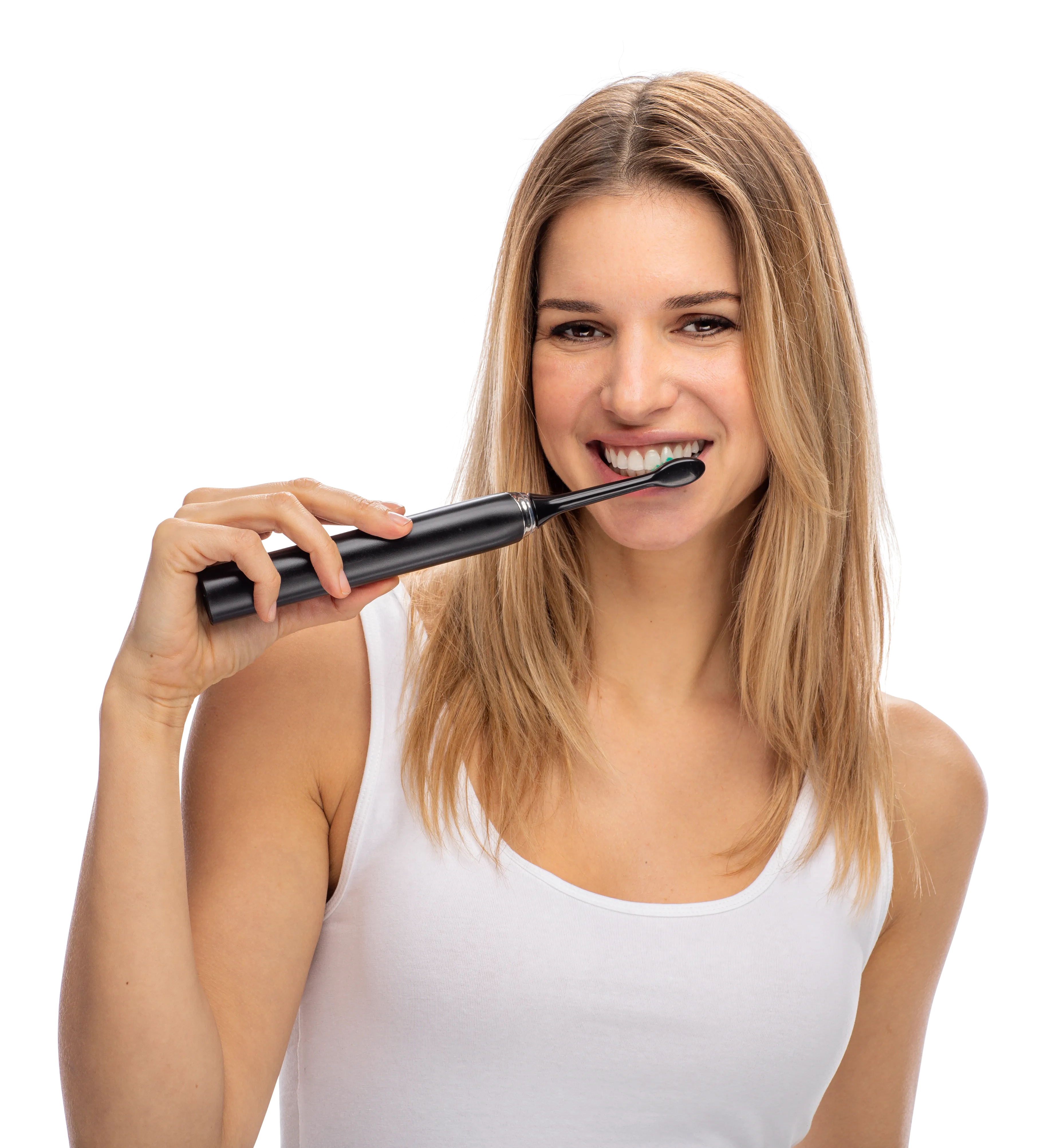 smilepen - Sonicwhite Whitening Toothbrush Sonic Toothbrush for Teeth Whitening (SPCSBT) - Black / Silver