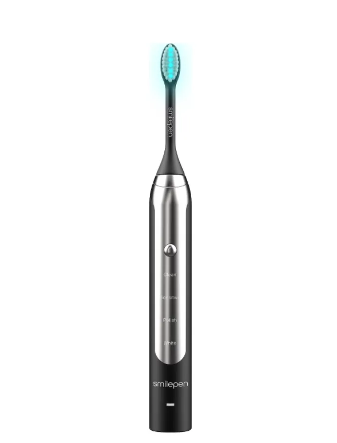 smilepen - Sonicwhite Whitening Toothbrush Sonic Toothbrush for Teeth Whitening (SPCSBT) - Black / Silver