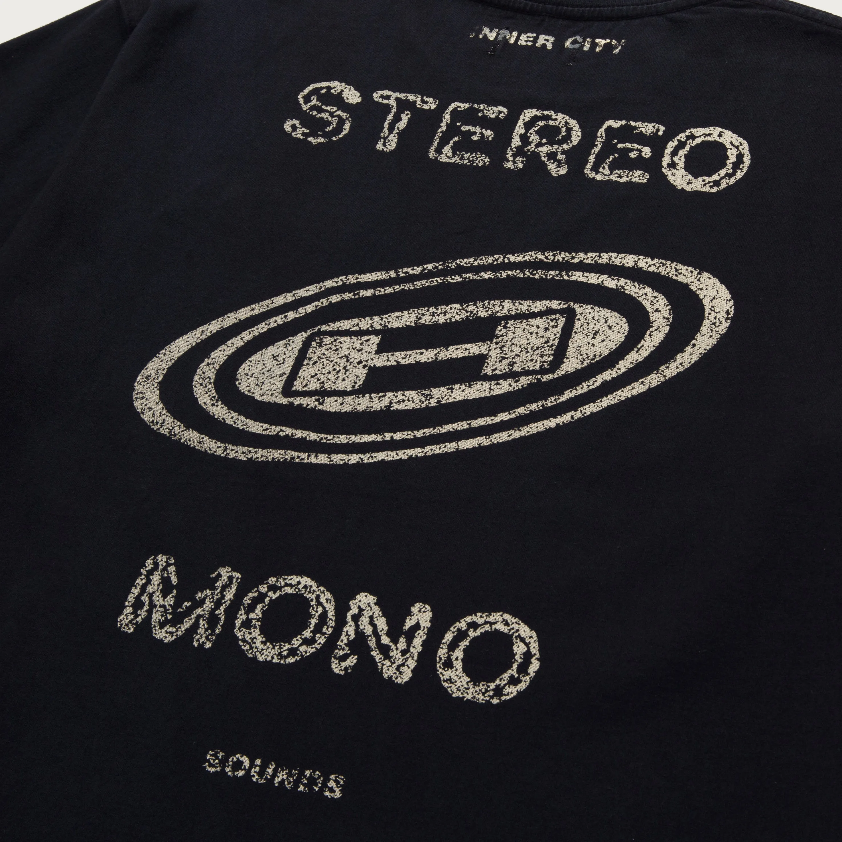 Stereo Mono Tee - Black