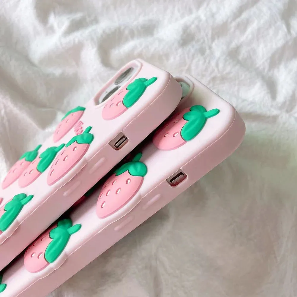 Strawberry Cream iPhone Case