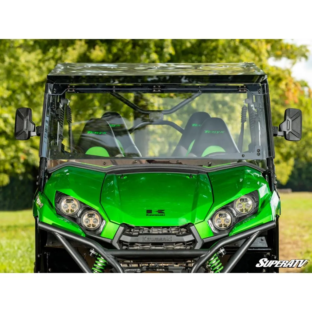 SuperATV Kawasaki Teryx MaxDrive Power Flip Windshield