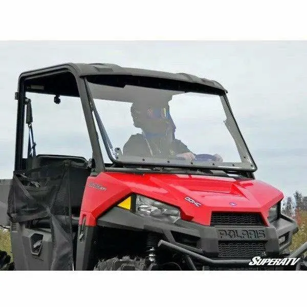 SuperATV Polaris Ranger Midsize Scratch Resistant Flip Windshield