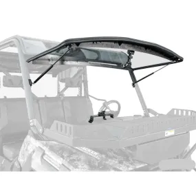 SuperATV Tracker 800SX Scratch-Resistant Flip Windshield