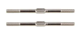 Team Associated Turnbuckles, M3x52 mm/2.06 in, silver (ASS6263)