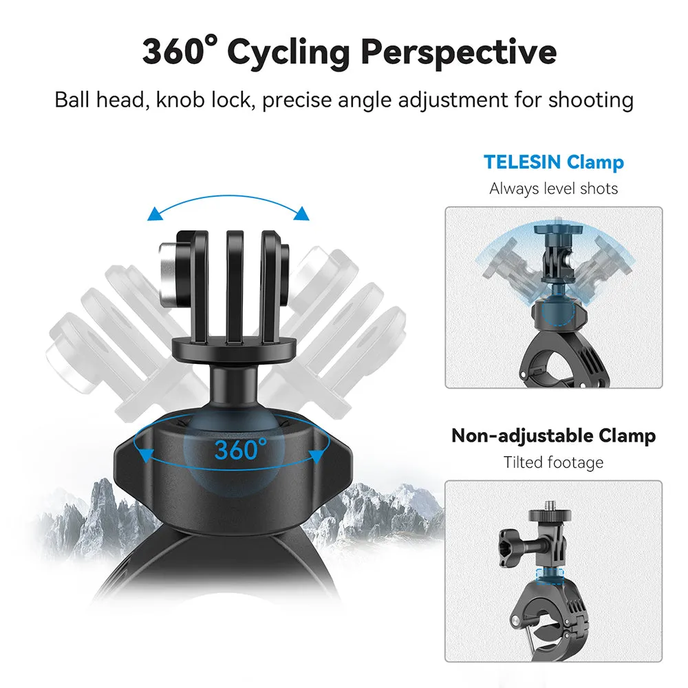 TELESIN Handlebar Clamp Ring Mount