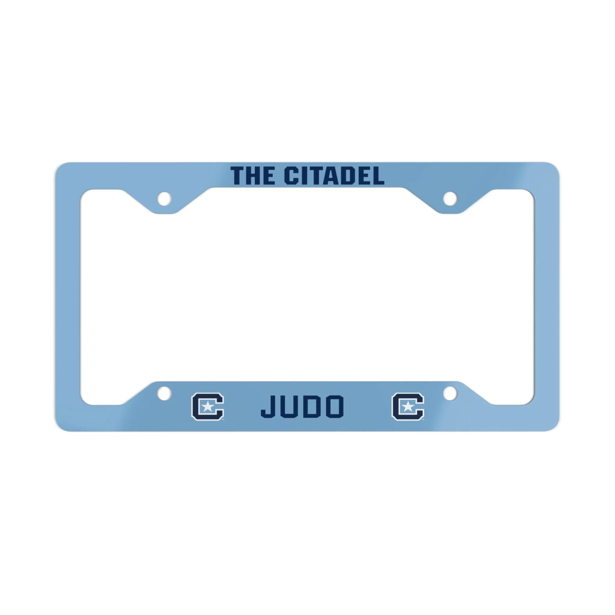 The Citadel, C Star Sports, Judo Club Sport, Metal License Plate Frame