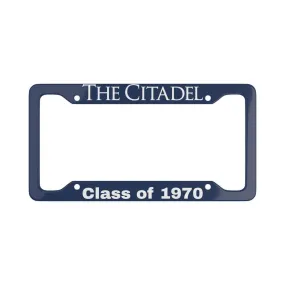 The Citadel Class of 1970 License Plate Frame