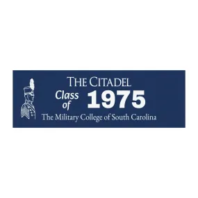 The Citadel, Flag Blue background, Customizable Class of ....Car Magnets