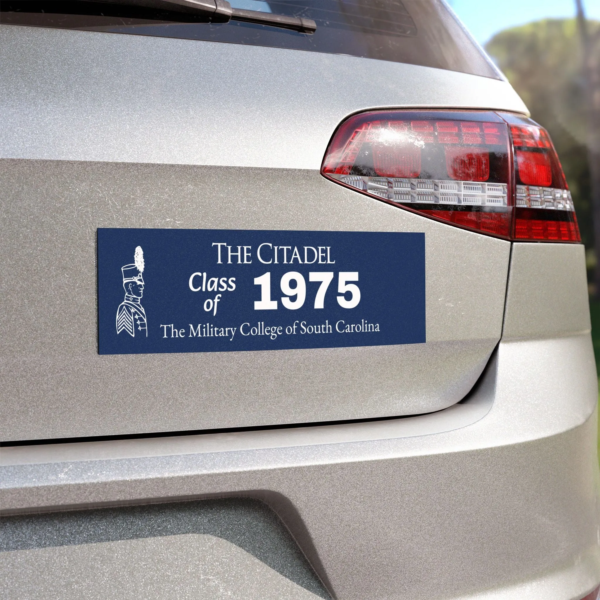 The Citadel, Flag Blue background, Customizable Class of ....Car Magnets