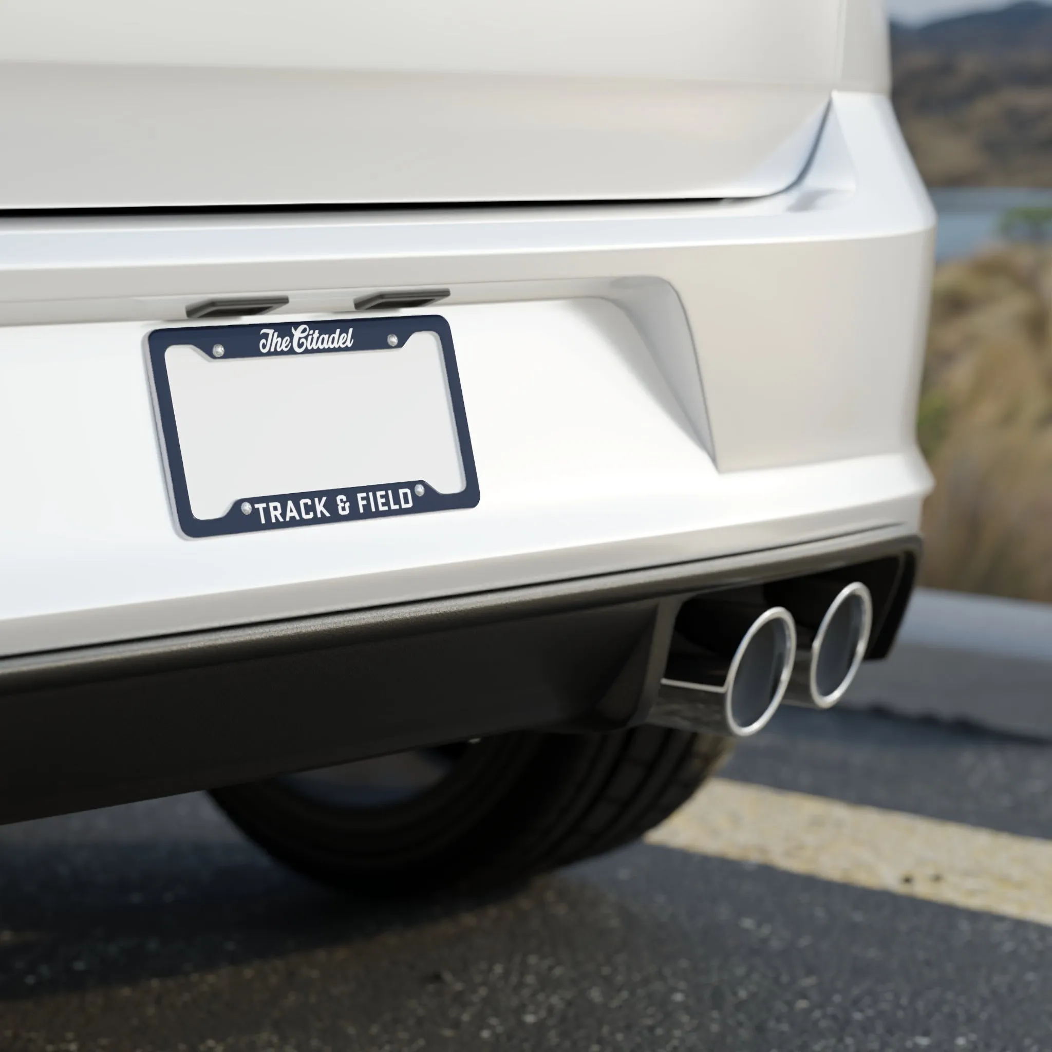 The Citadel, Track & Field License Plate Frame