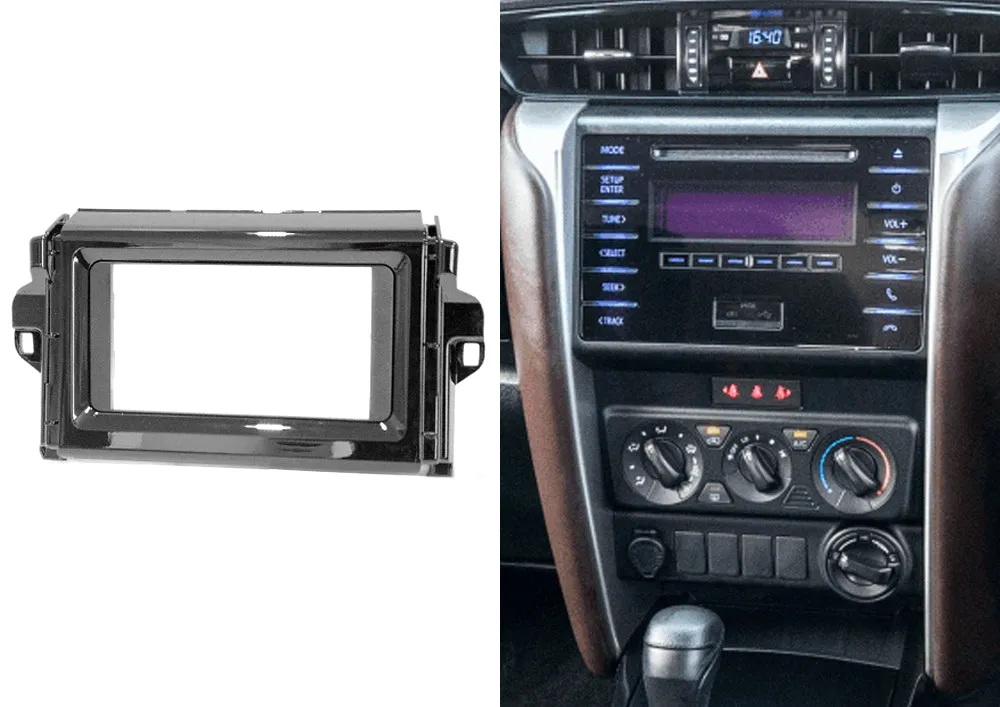 Toyota Fortuner 2015  Double Din Trimplate