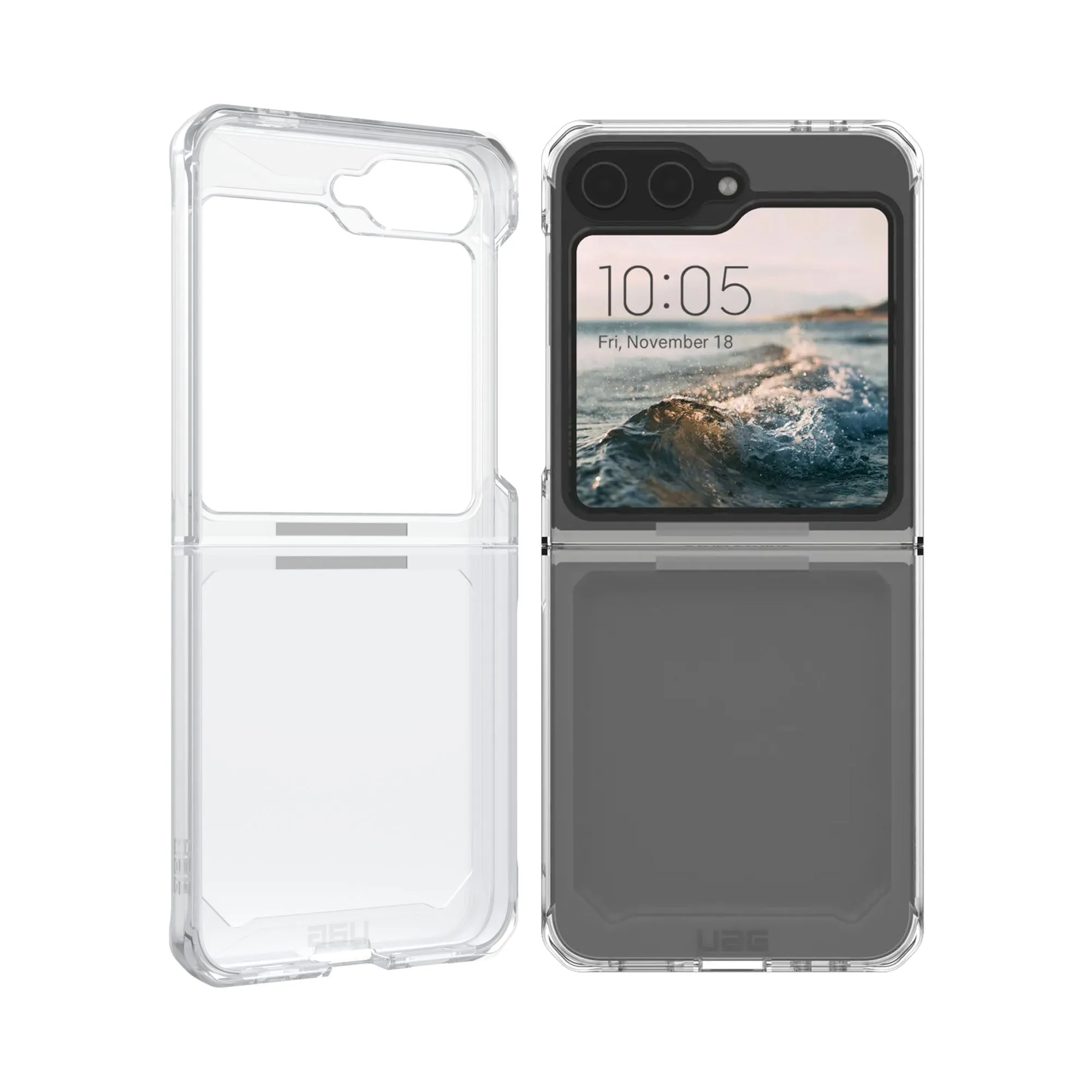 UAG Plyo Case for Samsung Galaxy Z Flip 6 - Anti-Yellowing Technology and Heavy-duty Protection - Ice