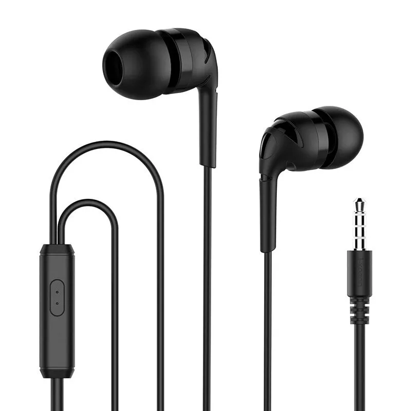 Universal 3.5mm in-ear stereo earbuds earphone Super Bass Music Wired Headset with microphone handsfree For iPhone Samsung mp3