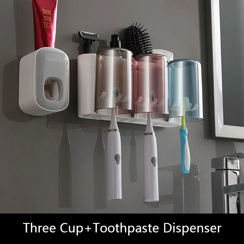 Universal Bathroom Organizer Multifunctional Toothbrush Holder