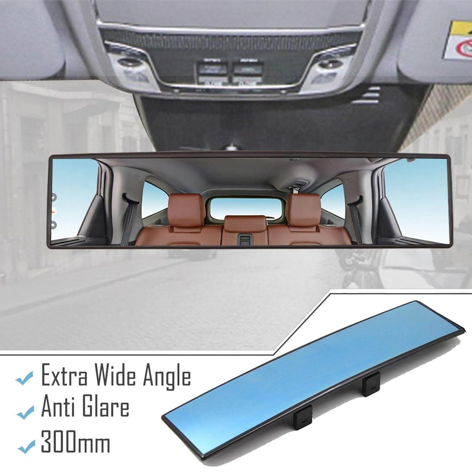 Universal Panoramic Rearview Mirror