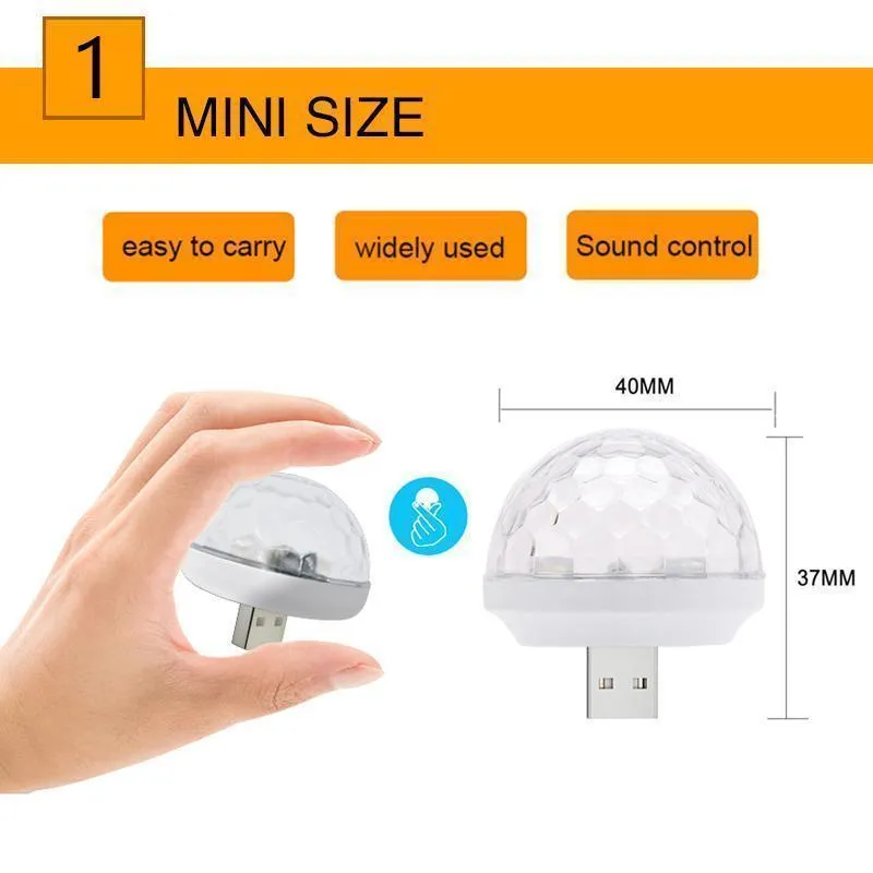 USB Mini Mushroom Light