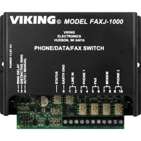 Viking FAXJ-1000 FaxJack Phone/Fax Switch