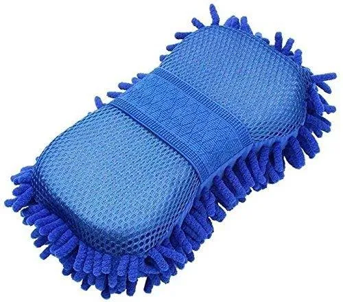 Washing and Cleaning Micro fibre Duster with Smooth Sponge with Hand Grip Elastic microfibre