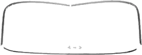 WINDSHIELD TRIM MOLDING SET  S/S ,   67-70