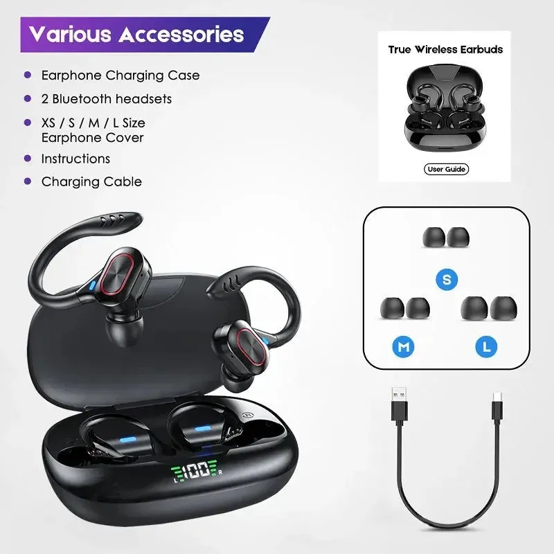 Xiaomi Bluetooth Earphones TWS S730 Ture Wireless Earbuds Earhook Sport Headphones HIFI Stereo Waterproof Gamer Headset with Mic