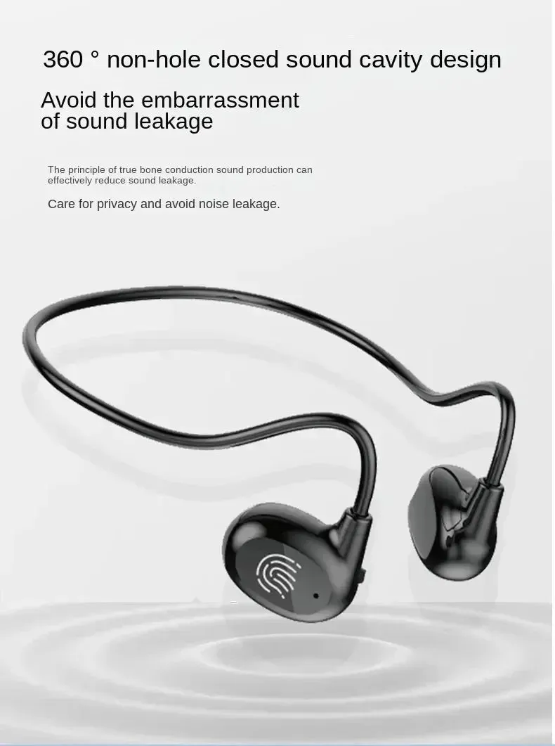 Xiaomi Bone Conduction Headphones Wireless Bluetooth 5.3 Waterproof Headset Stereo Over-Ear Sports Earphones Earbuds With Mic